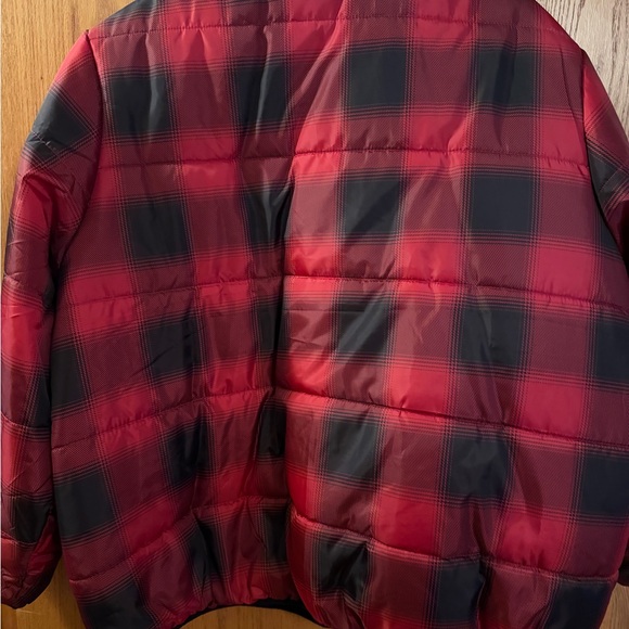 Universal Thread Red and Black Checkered Puffer Jacket - Picture 5 of 5